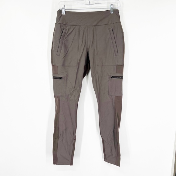 Athleta Headlands Hybrid Cargo Pants Taupe Brown - Picture 1 of 7